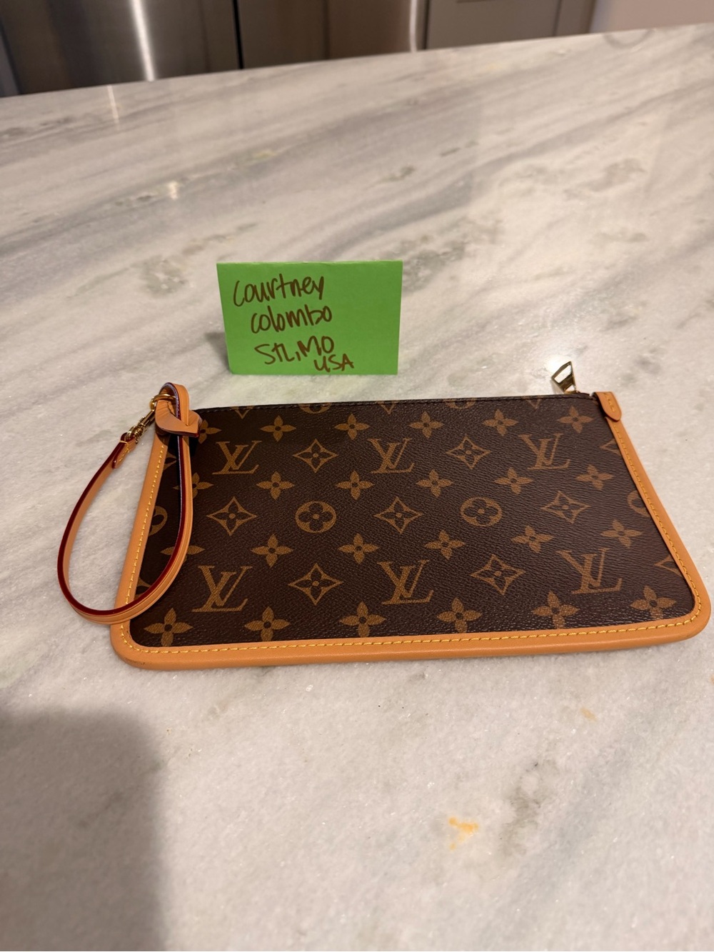 Louis Vuitton Wristlet Pouch from Carryall MM - Monogram